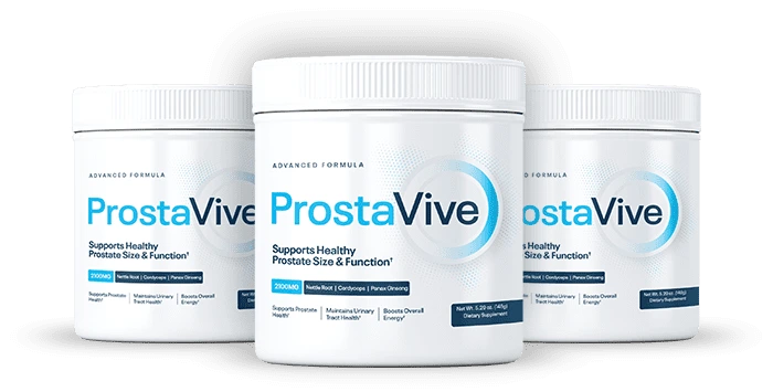 ProstaVive nettle root prostate support powder, product tub